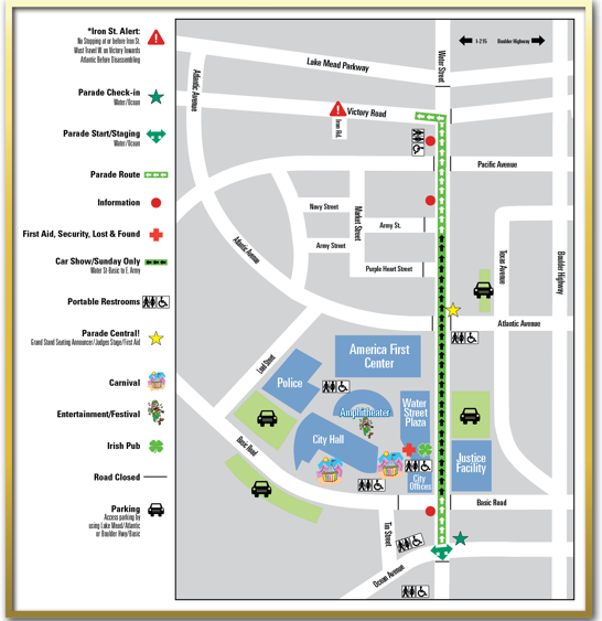 St Pats parade route