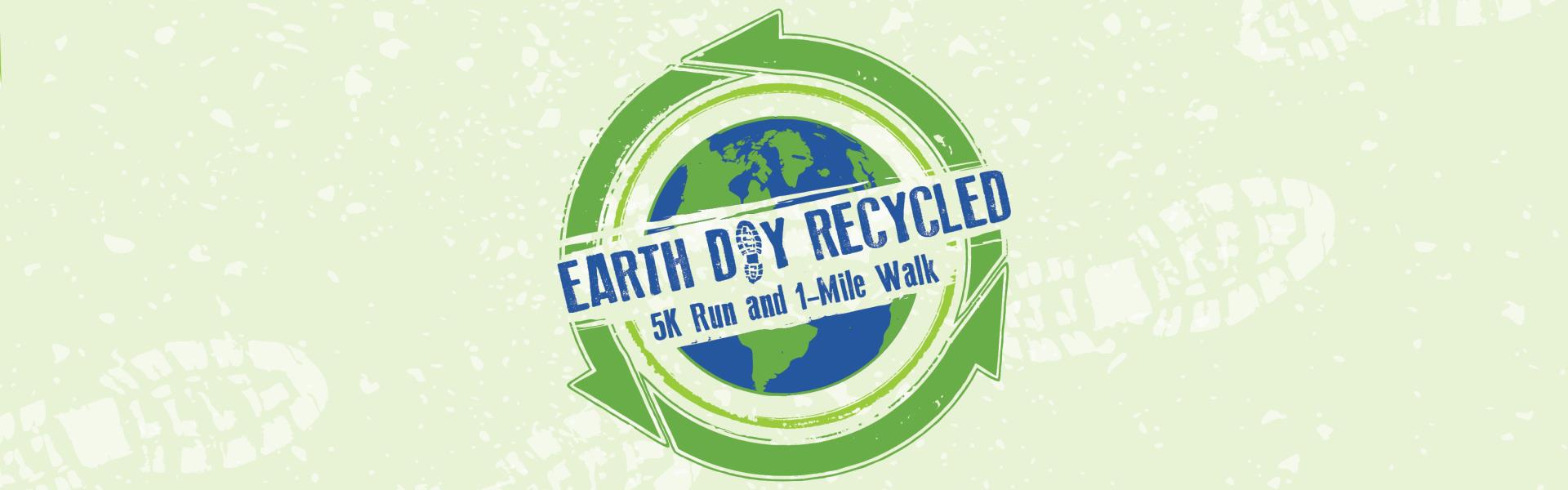 Earth Day Recycled Run Banner Art