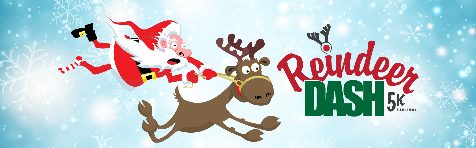 Reindeer Dash Banner Art