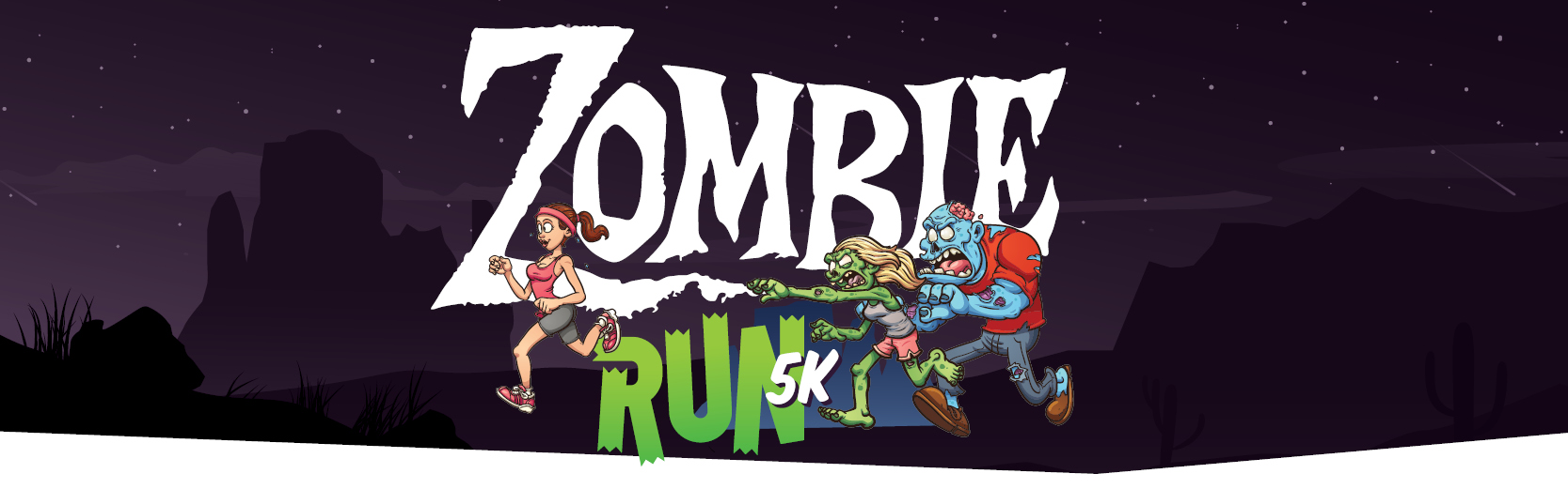 Zombie Run Banner Art