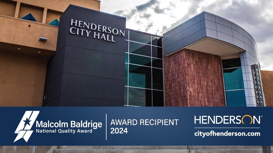 City of Henderson Awarded Malcolm Baldrige Award