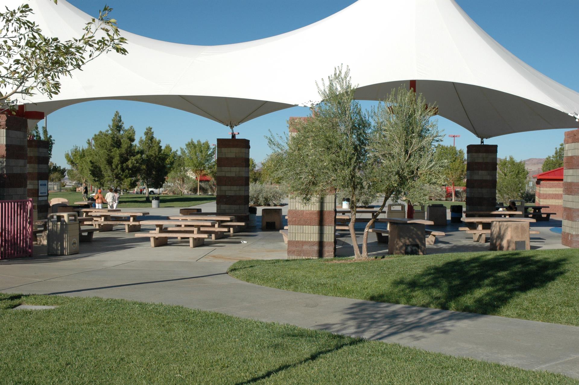 canopy in a park